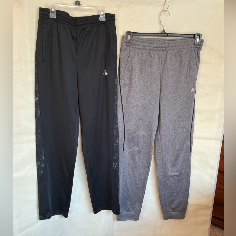 2 Tek Gear Kids Black and Gray Sweatpants